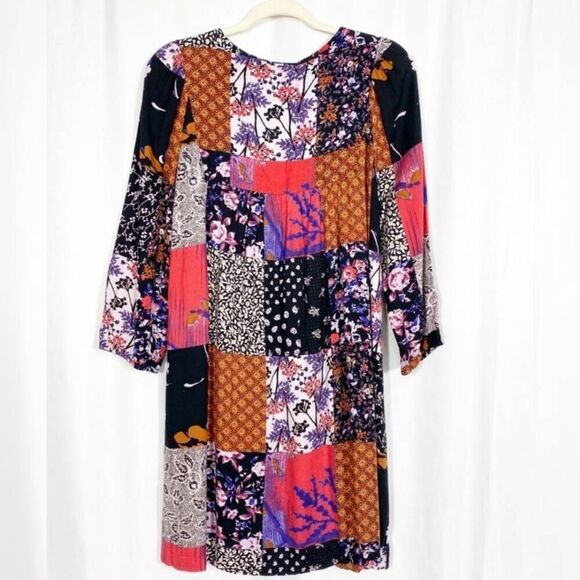 Anthropologie One September Arcata Dress - Patchwork Boho Size Small - Picture 4 of 12
